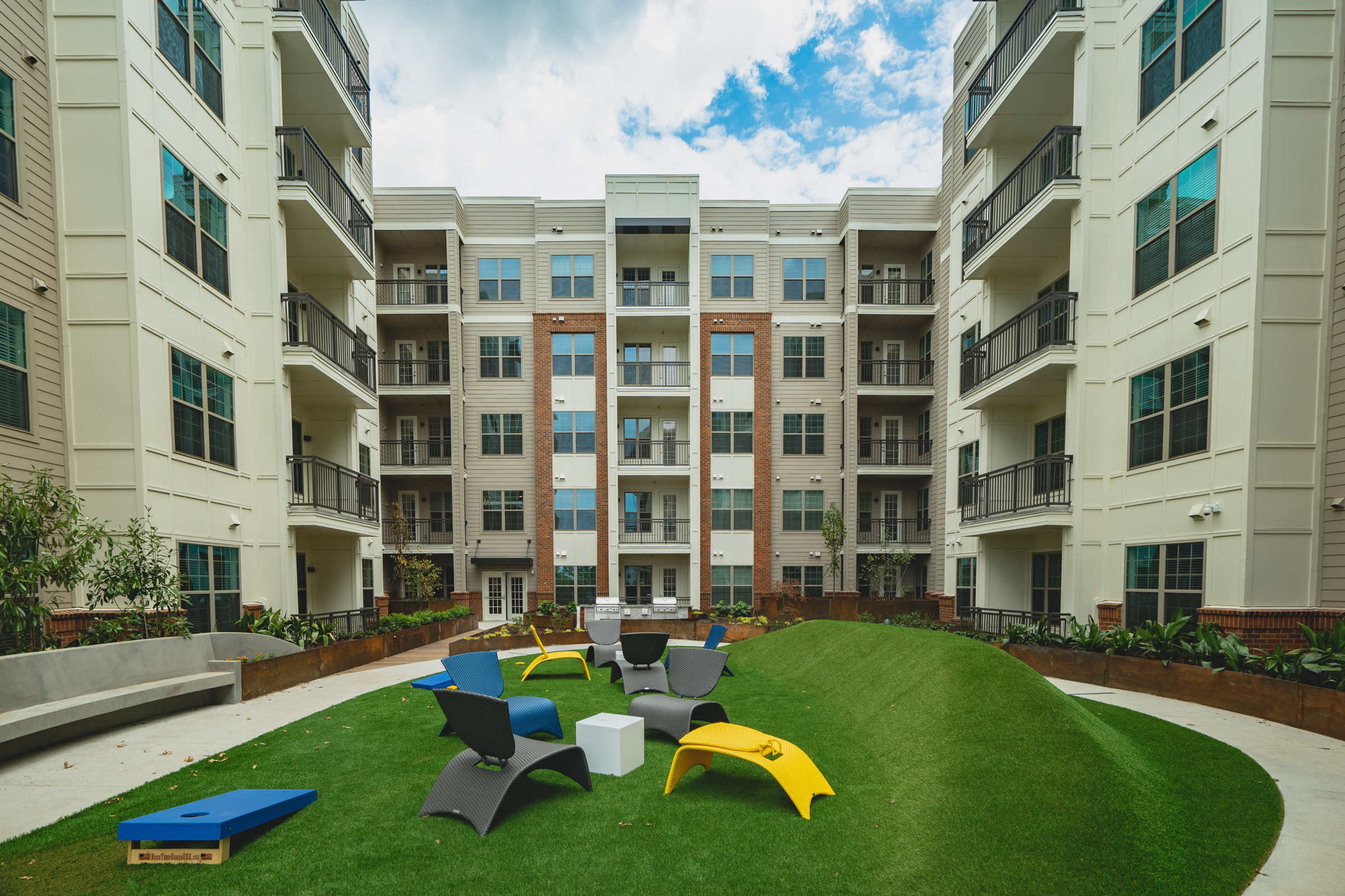 outdoor courtyard