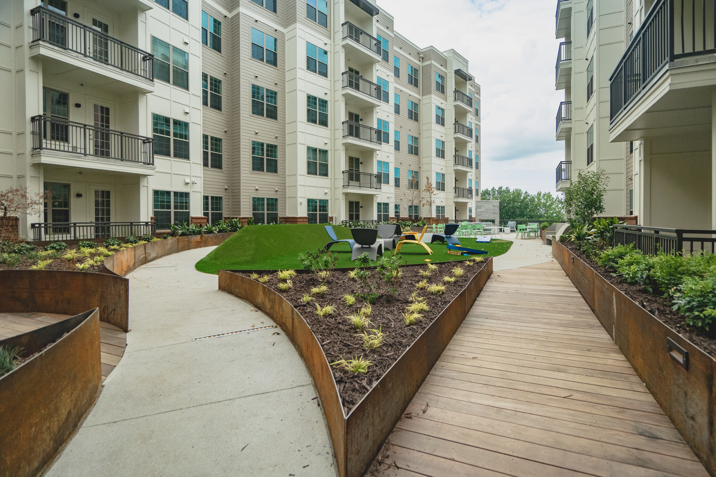 Outdoor courtyard