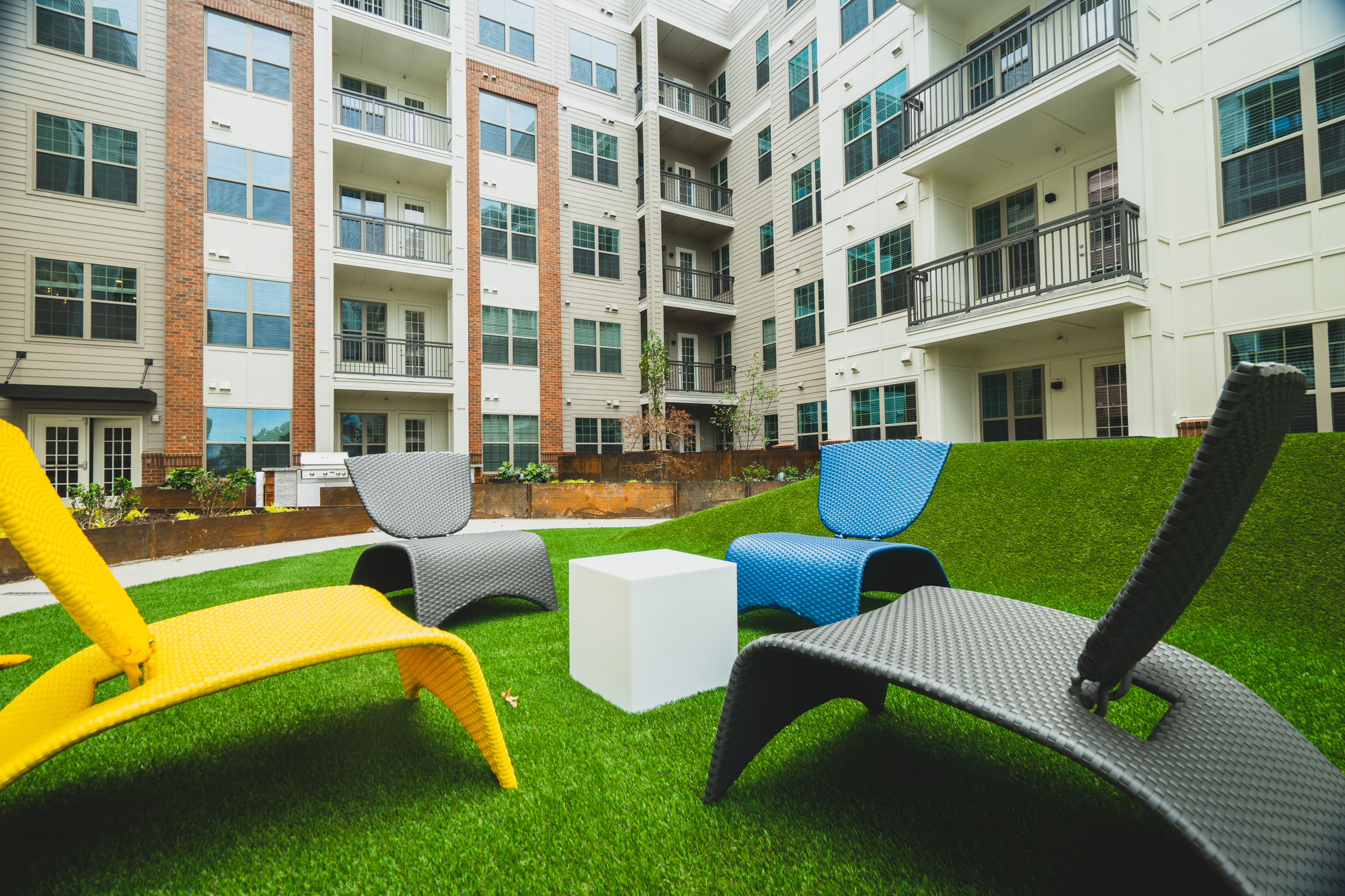 Outdoor courtyard