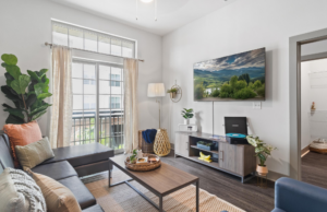 living room in atlanta student housing
